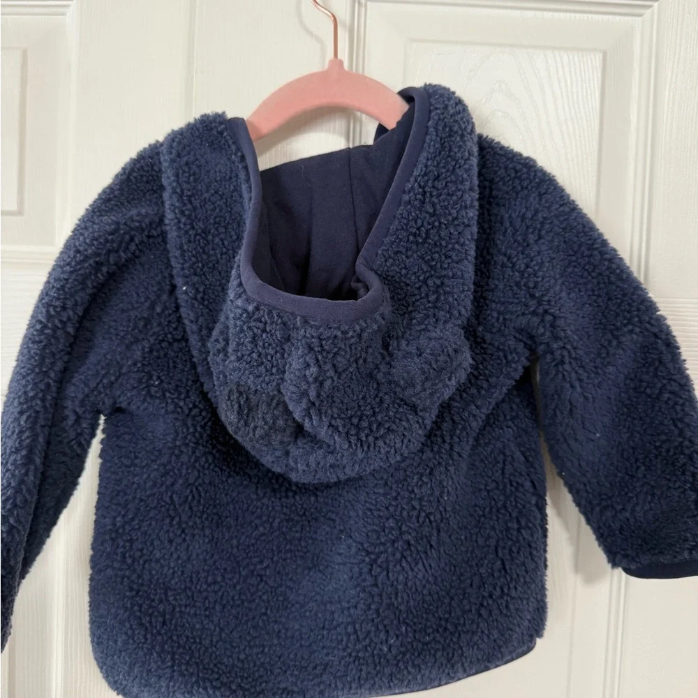 Ralph Lauren Kids Navy Sherpa Jacket